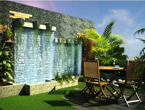 Tiểu cảnh sân thượng