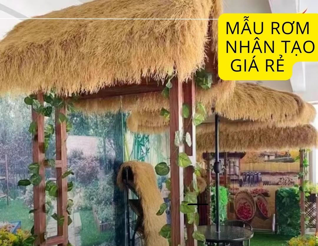 Cỏ rơm vàng nhân tạo Vinh Nghệ An