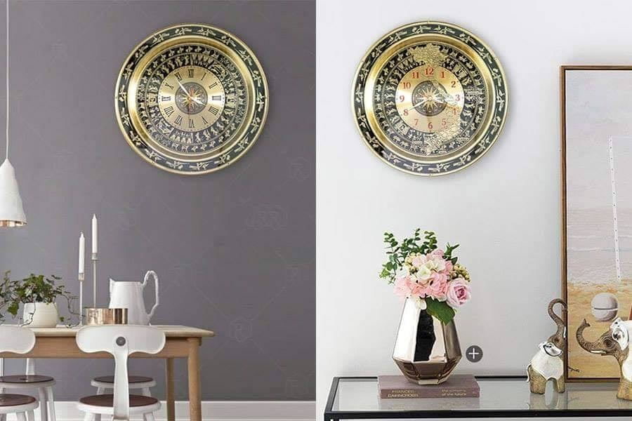 Đồng hồ quà tặng lưu niệm mặt trống đồng đông sơn