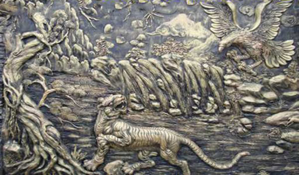 Tranh phù điêu phong thủy