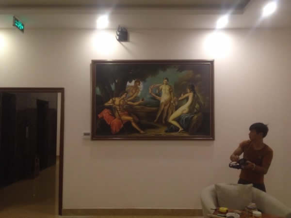 Vẽ tranh tường Khách sạn Lam Giang TP Vinh