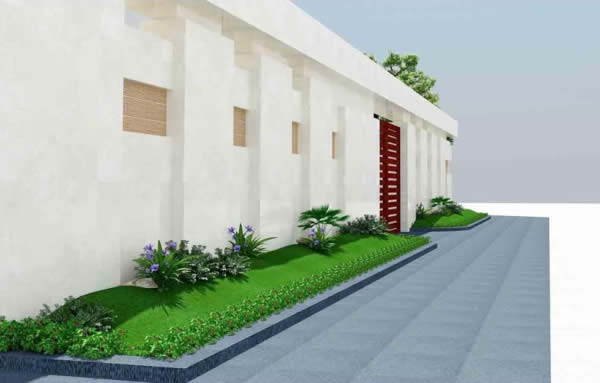 Công trình tiểu cảnh phong thủy nhà chị Lan ở Tecco