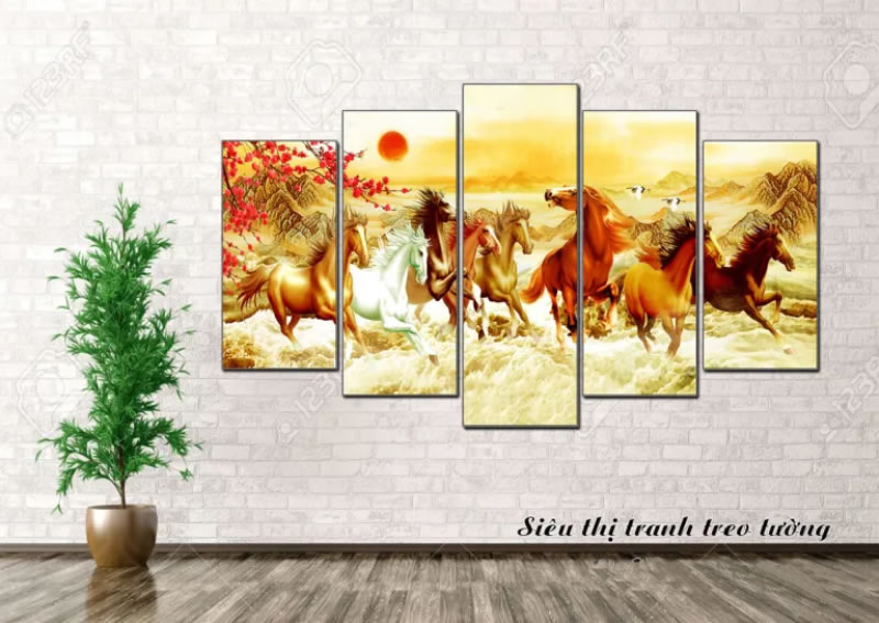 Phòng tranh mừng tân gia mừng lão thọ